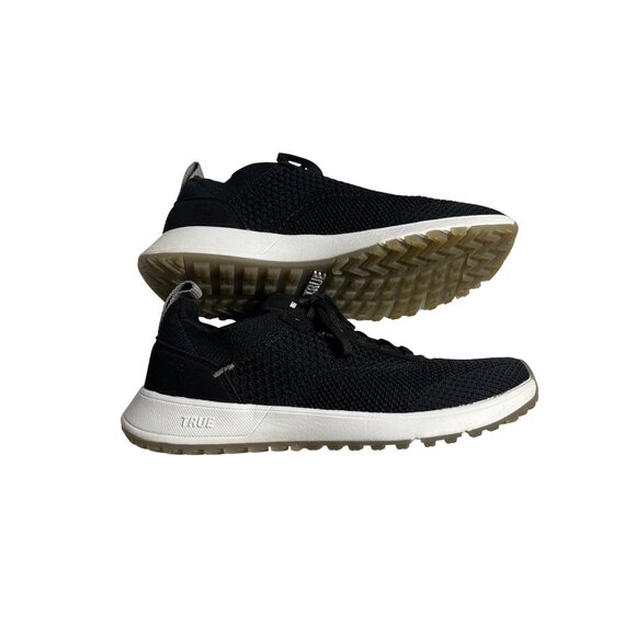 True Linkswear Trueknit 3 Golf Shoes Black/White Spikeless W-9.5, M-8 shoes - Picture 10 of 13